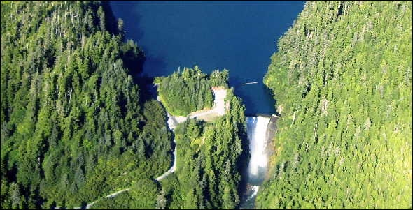 Sitka's Blue Lake hydroproject, which is being expanded.
