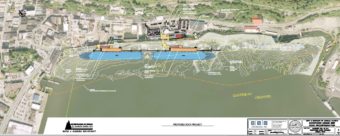 Proposed changes to the Juneau docks. Drawing courtesy of CBJ.
