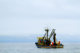 A fishing boat in Alaska.