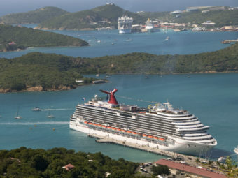 Carnival Dream docked in St. Thomas, U.S.VI. in December 2010. Andy Newman/Associated Press