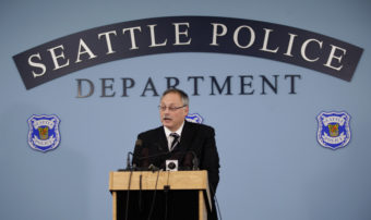 Seattle Police Chief John Diaz in 2009. Ted S. Warren/AP