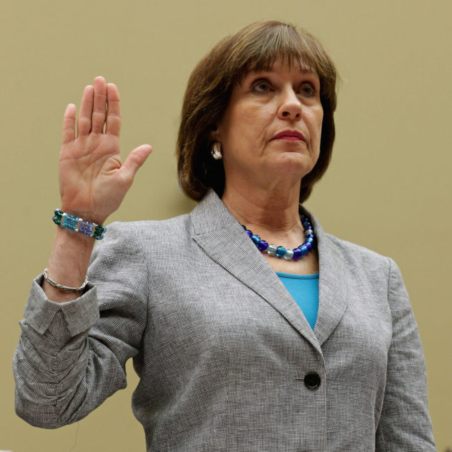 Internal Revenue Service Director of Exempt Organizations Lois Lerner as she was sworn in at a hearing held Wednesday by the House Committee On Oversight & Government Reform. Chip Somodevilla/Getty Images