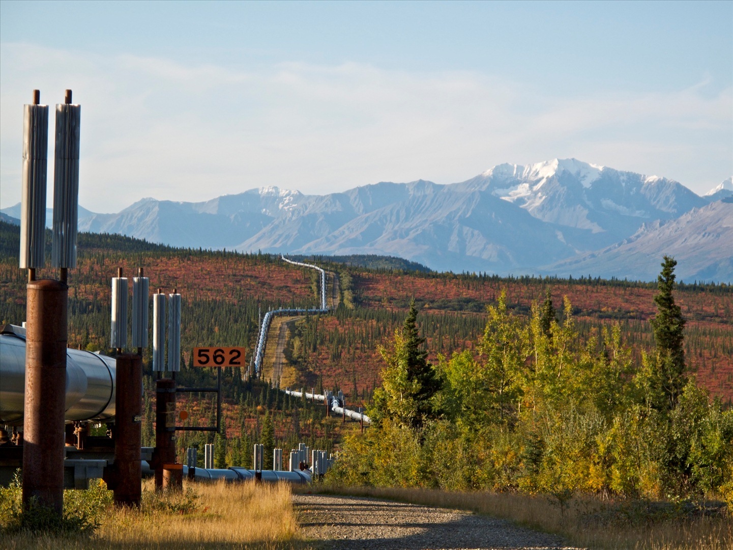 The Trans-Alaska Pipeline System (TAPS) includes the trans-Alaska crude-oil pipeline, 12 pump stations, several hundred miles of feeder pipelines, and the Valdez Marine Terminal.