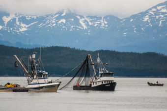 The F/V Trejo pulls in its nets.