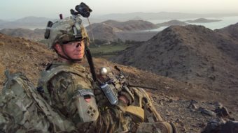 U.S. Army Staff Sergeant Ty Michael Carter near Dahla Dam, Afghanistan in July 2012. Ho/AFP/Getty Images