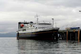 The Tustumena docked in Homer in 2009.