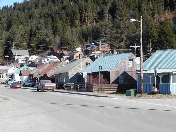 Downtown Hoonah.