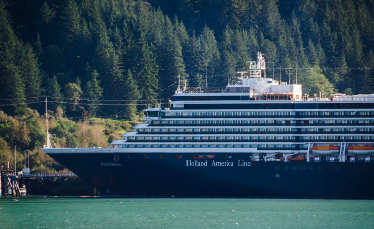 The Westerdam made an unscheduled stop in Juneau after cancelling other port calls due to bad weather.