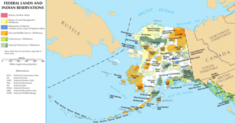 Alaska lands map
