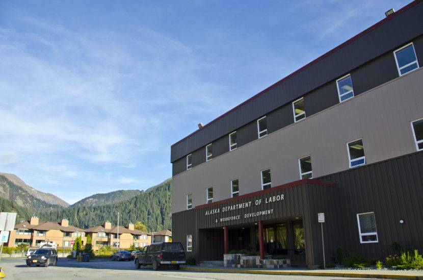 The Alaska Department of Labor and Workforce Development building in Juneau. (Photo by Heather Bryant/KTOO)