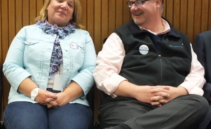 Lisa and Bill Peters 2013 municipal election night