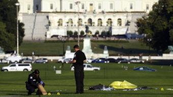 The man who set himself on fire at the National Mall Friday afternoon was John Constantino, 64, of Mount Laurel, N.J., police say. Constantino's family says they were shocked by the action, which they link to "a long battle with mental illness." Alex Brandon/AP