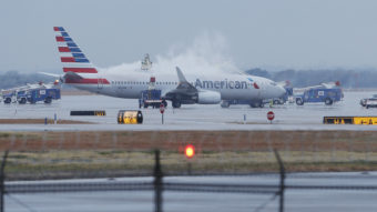 Cleared for takeoff: That's the message from the "new" American Airlines, after a bankruptcy judge ruled it could finalize its merger with US Airways Wednesday. Brandon Wade/AP