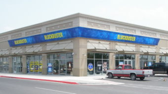 This Blockbuster store in Mission, Texas, is franchised by Border Entertainment. The company has 26 stores across Texas and Alaska that will live on after the last 300 or so company-owned stores are closed by early January 2014. Courtesy of Alan Payne