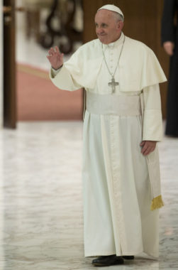 Pope Francis on Saturday at the Vatican. Andrew Medichini/AP