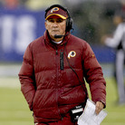 He's out: Washington Redskins head coach Mike Shanahan on Sunday during the team's loss to the New York Giants. He was fired on Monday. Jeff Zelevansky/Getty Images