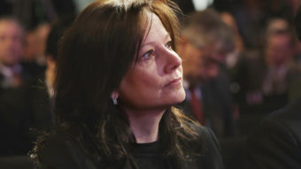 General Motors executive Mary Barra, seen here in January, will become the automaker's first female CEO. She will replace Dan Akerson, 65, who is retiring. Carlos Osorio/AP