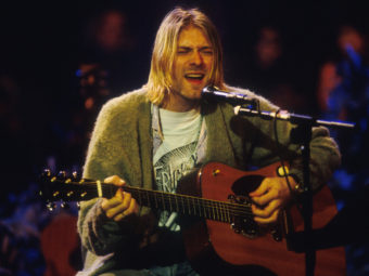 Nirvana front man Kurt Cobain in 1993. He took his own life in 1994. Frank Micelotta/Getty Images