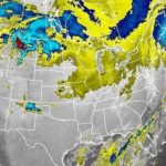 It's been a big storm: The worst may have passed, but an early Friday satellite image shows that bad weather still stretched across much of the nation. National Weather Service