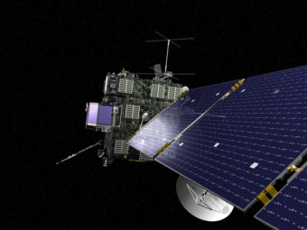 Rosetta, the European Space Agency's cometary probe with NASA contributions, is seen in an undated artist's rendering. NASA/Reuters/Landov