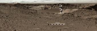 A view of the dune from a distance. NASA/JPL-Caltech/MSSS