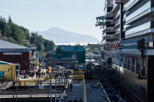 The Oosterdam was one of the last ships of the 2013 season. (Photo by Heather Bryant/KTOO)