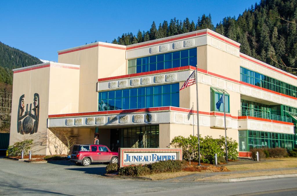 The Juneau Empire is located at 3100 Channel Drive. Its building was not included in the sale to GateHouse Media and will be retained by the Morris family. 
