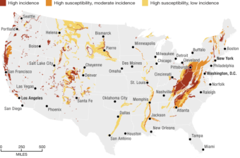 Source: U.S. Geological Survey. Credit: Alyson Hurt/NPR