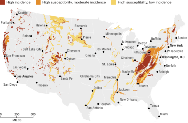 Source: U.S. Geological Survey. Credit: Alyson Hurt/NPR