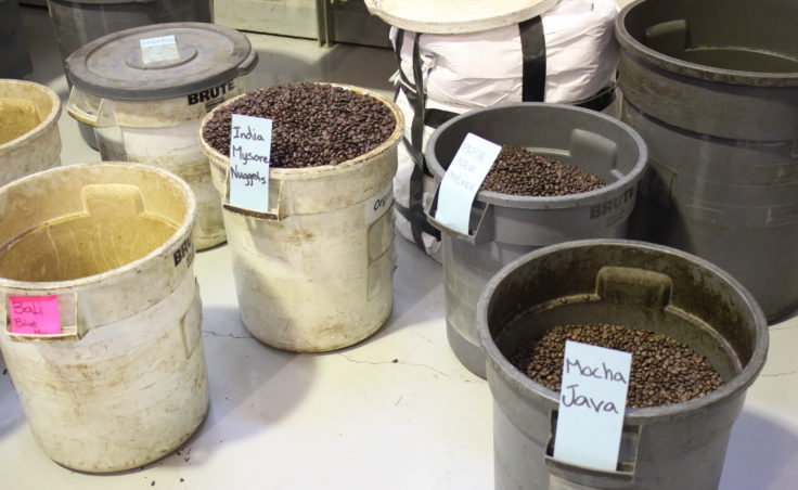 Heritage Coffee buys beans directly from coffee farmers. (Photo by Lisa Phu/KTOO)