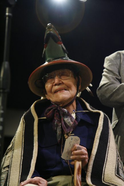 Rev. Walter Soboleff at Sealaska Heritage Institute's Celebration 2010. (Photo by Brian Wallace/Sealaska Heritage Institute)