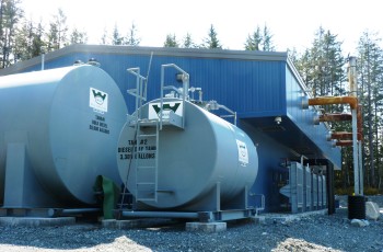 Yakutat's power plant could be supplemented with a biomass heating system for part of the northern Southeast community. (Ed Schoenfeld/CoastAlaska News)