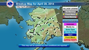 Click to find the most recent National Weather Service breakup maps.