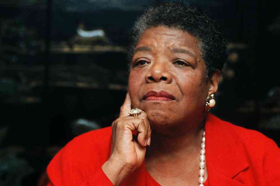 Maya Angelou, poet in residence at Wake Forest University, talked about the poem she wrote for President Clinton's inauguration from her office in Winston-Salem, N.C., on Sept. 16, 1996. Chuck Burton/AP