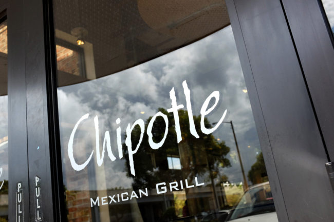 A Chipotle restaurant is seen on in Miami, Florida. Joe Raedle/Getty Images