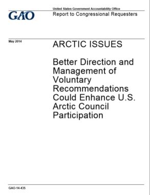 Click to read the Arctic Council participation report