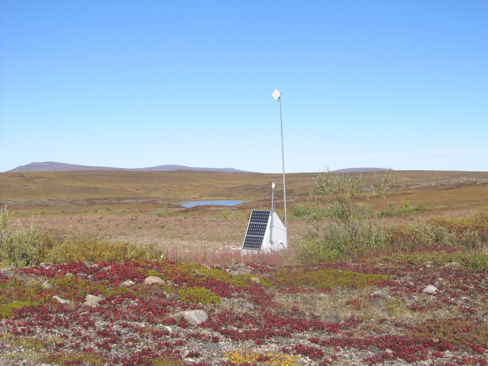 One of the first arrays was installed in Toolik in 2011. (Image courtesy EarthScope-USArray)
