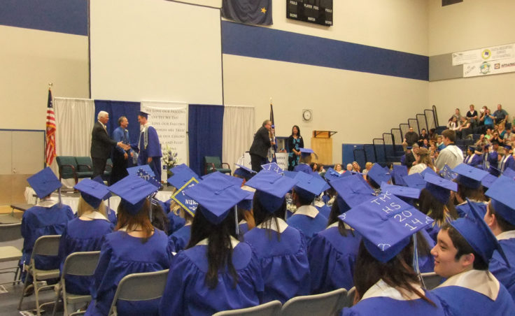 158 students received their diplomas at TMHS. (Photo by Rosemarie Alexander/KTOO)