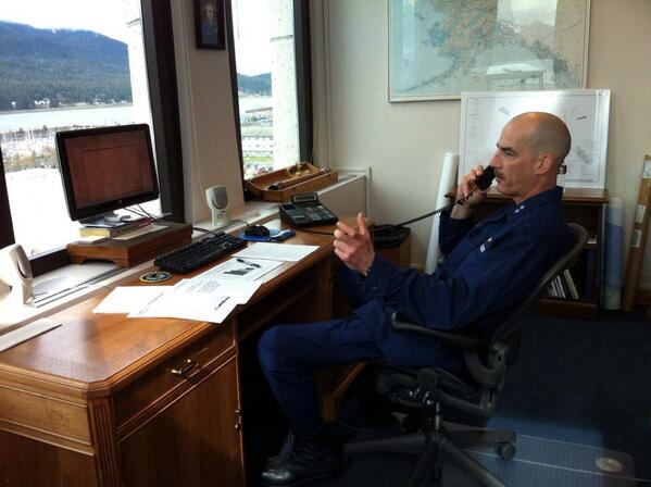 Rear Adm. Thomas Ostebo, commander of the U.S. Coast Guard in Alaska (USCG photo)