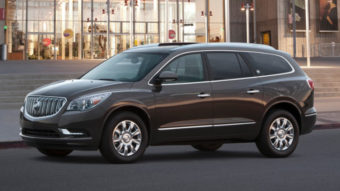 A new GM recall over defective fuel gauges affects the 2014 Buick Enclave (seen here), along with the Chevrolet Traverse and GMC Acadia. AP