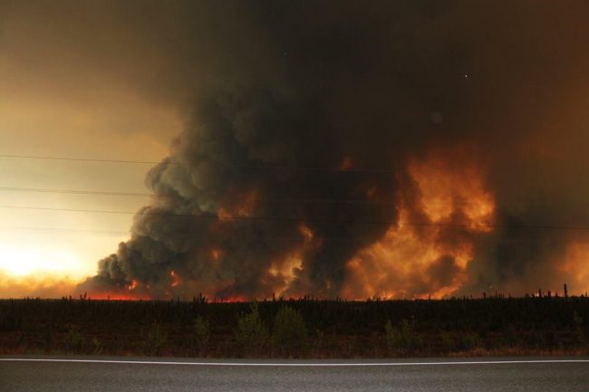 The Funny River Fire smoke has left a haze in many parts of SouthCentral Alaska. (Photo courtesy Inciweb Alaska)