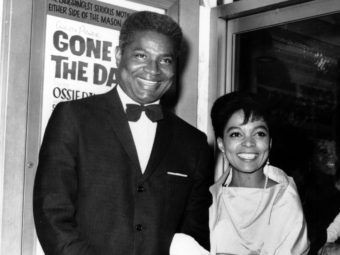 Ossie Davis and Ruby Dee at the opening night gala of their film Gone Are the Days! in 1963. The movie was based on Davis' play Purlie Victorious. AP