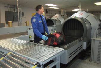 Juneau airport baggage scanning machines