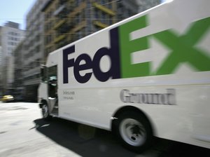 FedEx was indicted Thursday on charges of assisting illegal online pharmacies by shipping controlled substances. Justin Sullivan/Getty Images