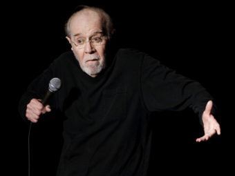 George Carlin opens the 13th annual U.S. Comedy Arts Festival at the Wheeler Opera House in Aspen, Colo., in 2007, a year before his death at age 71. E. Pablo Kosmicki/AP