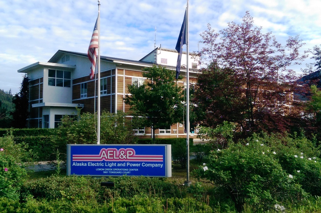 Alaska Electric Light and Power Company headquarters on Tonsgard Court in Juneau. (Photo by Rosemarie Alexander/KTOO)
