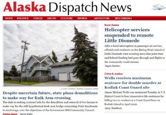 Users trying to visit adn.com or alaskadispatch.com will be redirected to the new Alaska Dispatch News site.