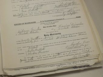 Nulato marriage certificate