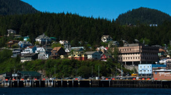 The Ketchikan skyline. Creative Commons Photo by Dave Bezaire)