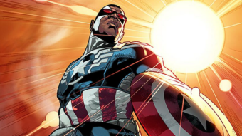 Sam Wilson, the new Captain America. Marvel